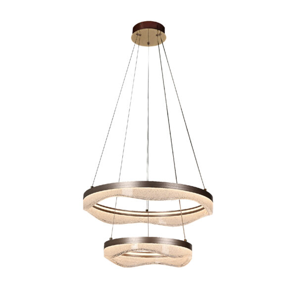 ΚΡΕΜΑΣΤΟ ΦΩΤΙΣΤΙΚΟ ACA HM25147R ΧΡΥΣΟ LED 60W 2700K-3000K-4000K IP20 D60+D40XH120CM