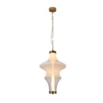 ΚΡΕΜΑΣΤΟ ΦΩΤΙΣΤΙΚΟ ACA HM25150WH ΧΡΥΣΟ ΛΕΥΚΟ ΓΥΑΛΙ LED 18W 2700K-3000K-4000K IP20 D30XH120CM