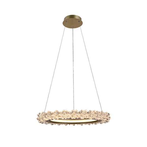 ΚΡΕΜΑΣΤΟ ΦΩΤΙΣΤΙΚΟ ACA HM251784G ΧΡΥΣΟ LED 36W 2700K-3000K-4000K IP20 D40XH120CM