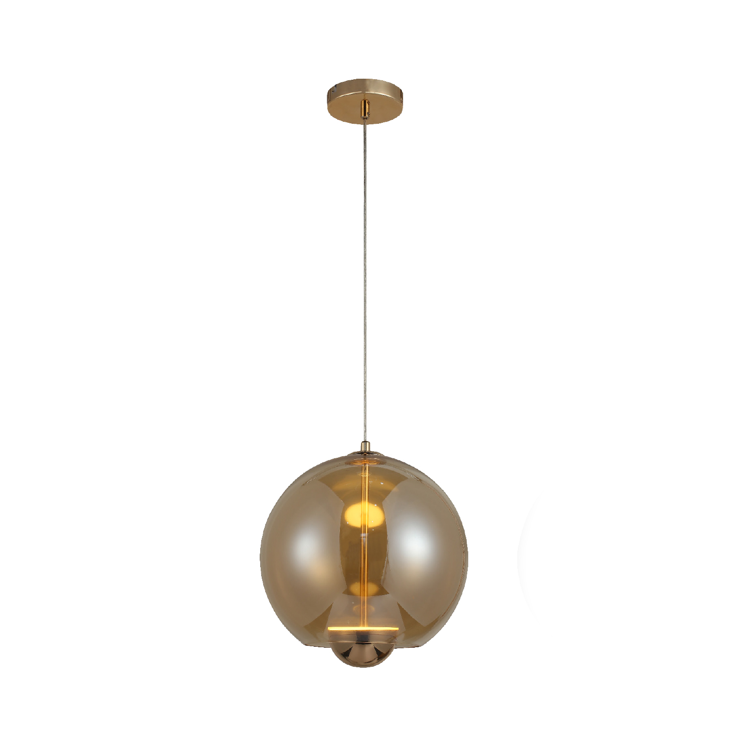 HM9160CL.jpg ΚΡΕΜΑΣΤΟ ΦΩΤΙΣΤΙΚΟ ACA HM9160CL ΜΑΥΡΟ LED 10W 3000K IP20 D30XH120CM - Image 1