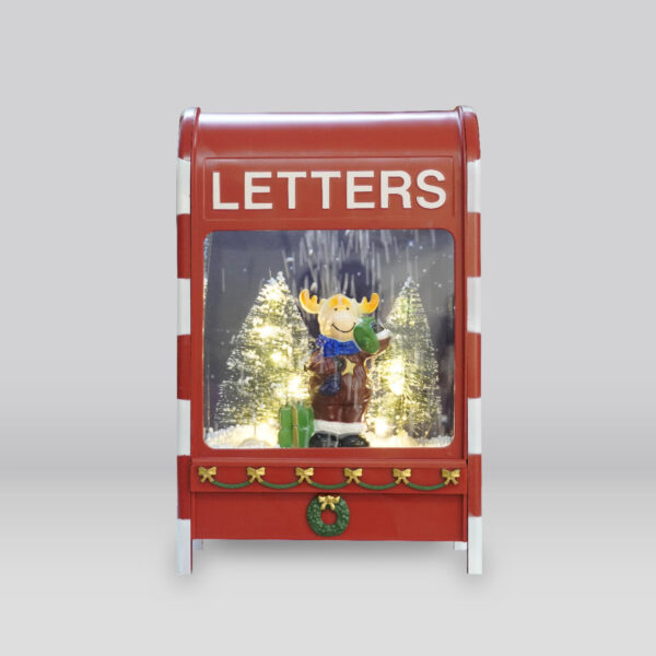 LED XMAS ΤΑΧΥΔΡΟΜΙΚΟ ΚΟΥΤΙ ΜΕ ΧΙΟΝΙ WW 3AA (ΔΕΝ ΠΕΡ) 150*240*370mm